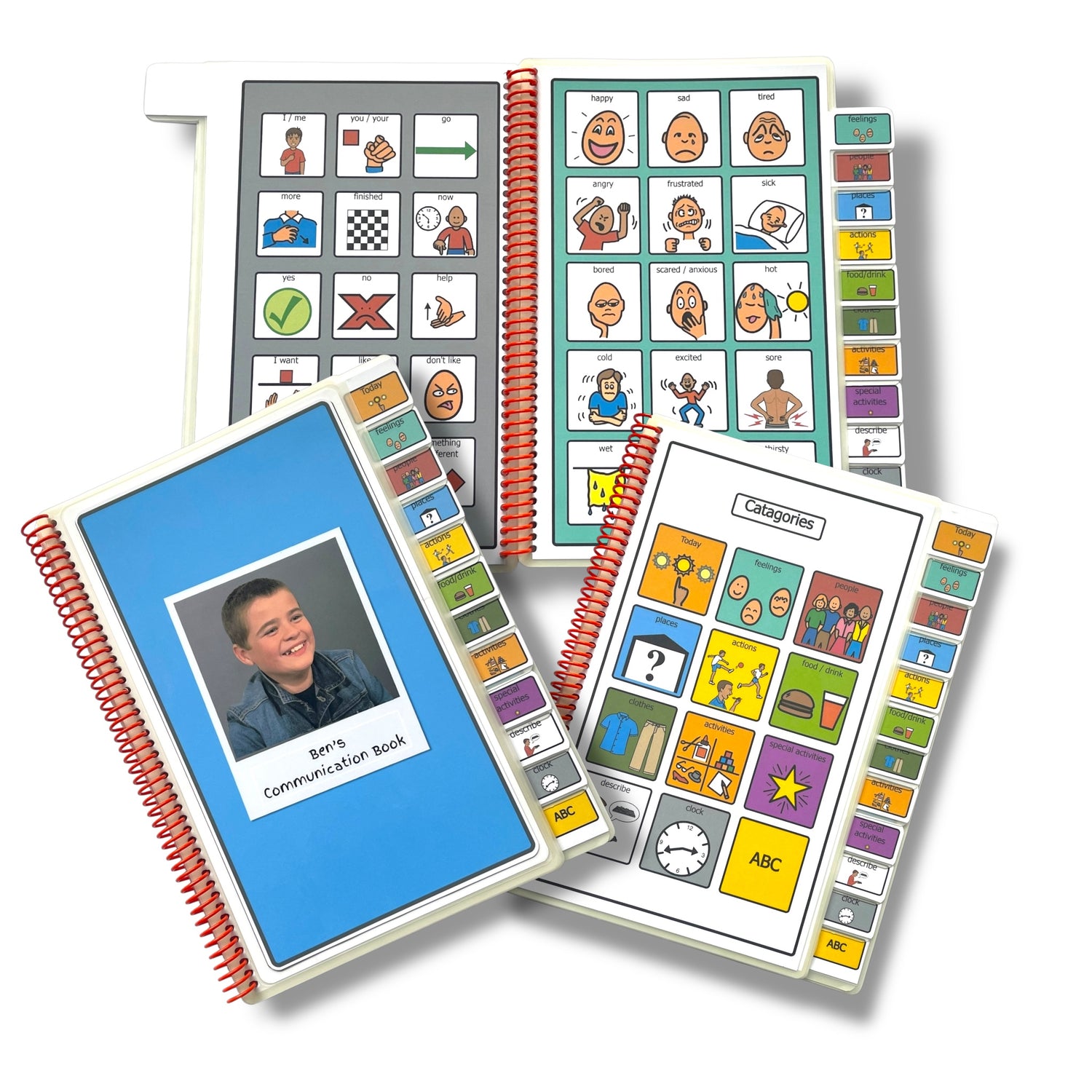 PECS communication book, visual support, autism, non verbal