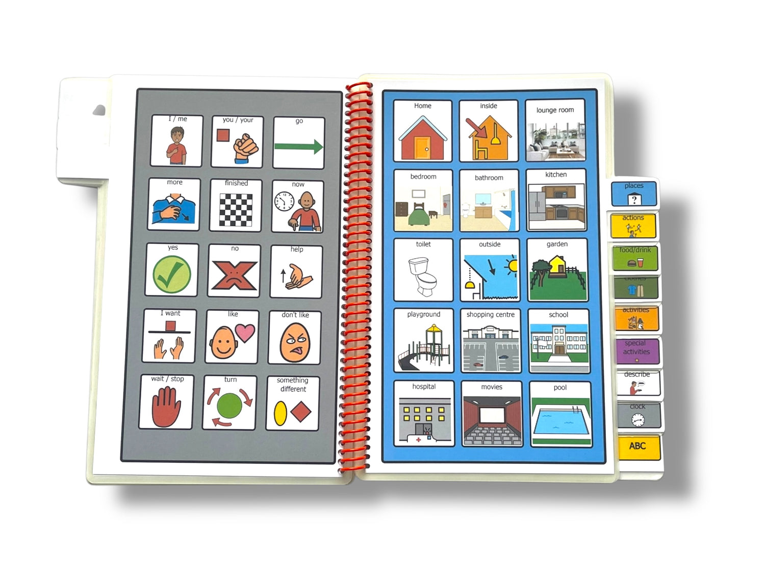 PECS communication book, visual support, autism, non verbal