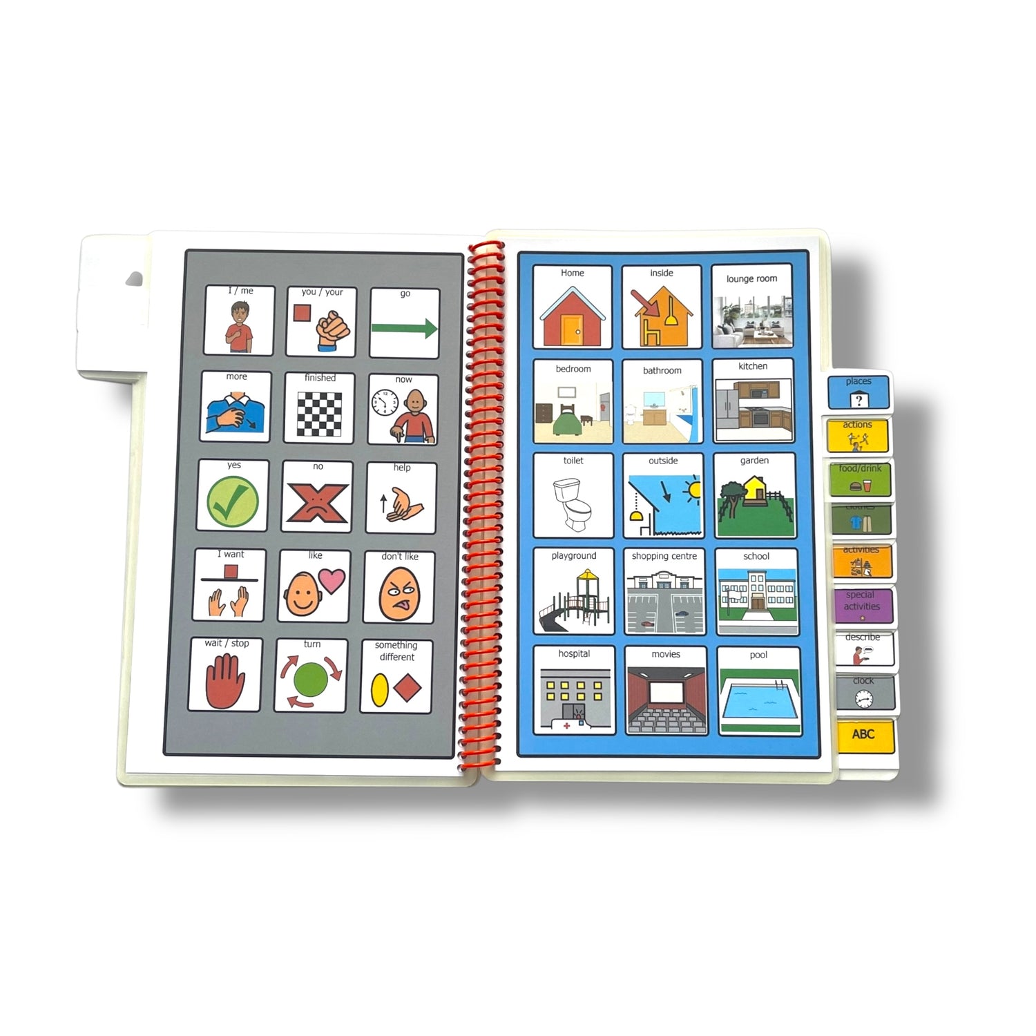 PECS communication book, visual support, autism, non verbal