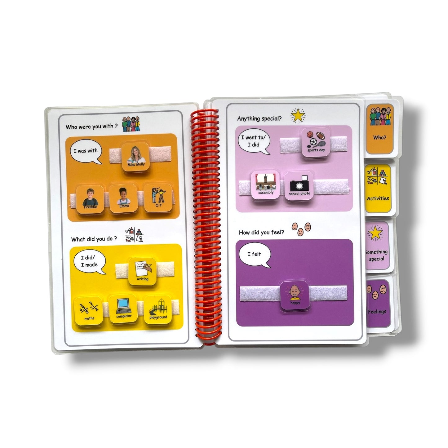 Let's chat about school today- Customised Visual Support