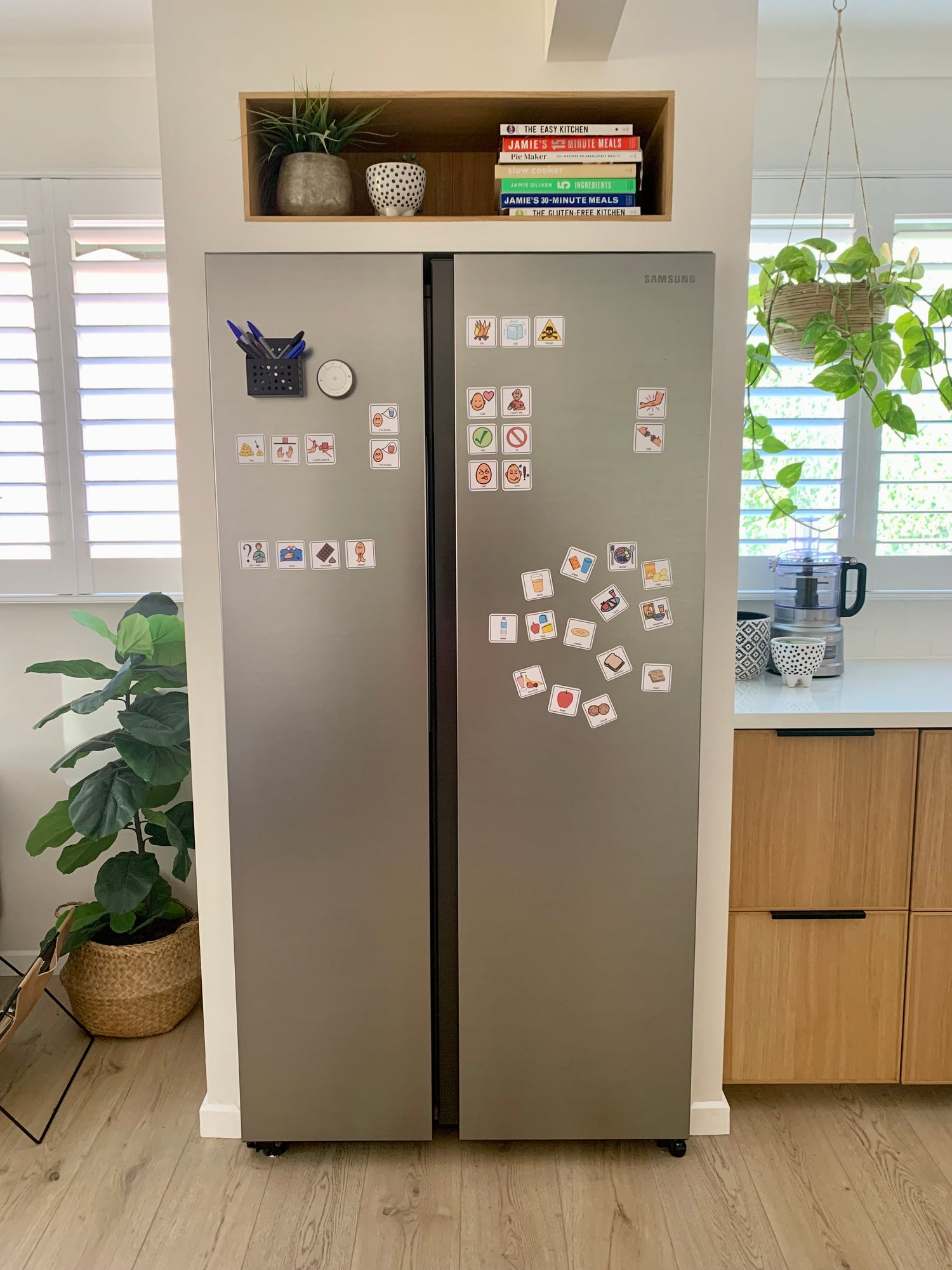 Fridge magnets- visual communication cards