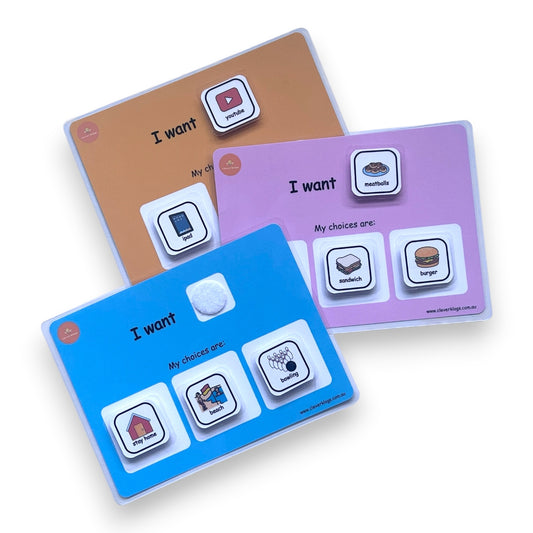 Choice board- I want