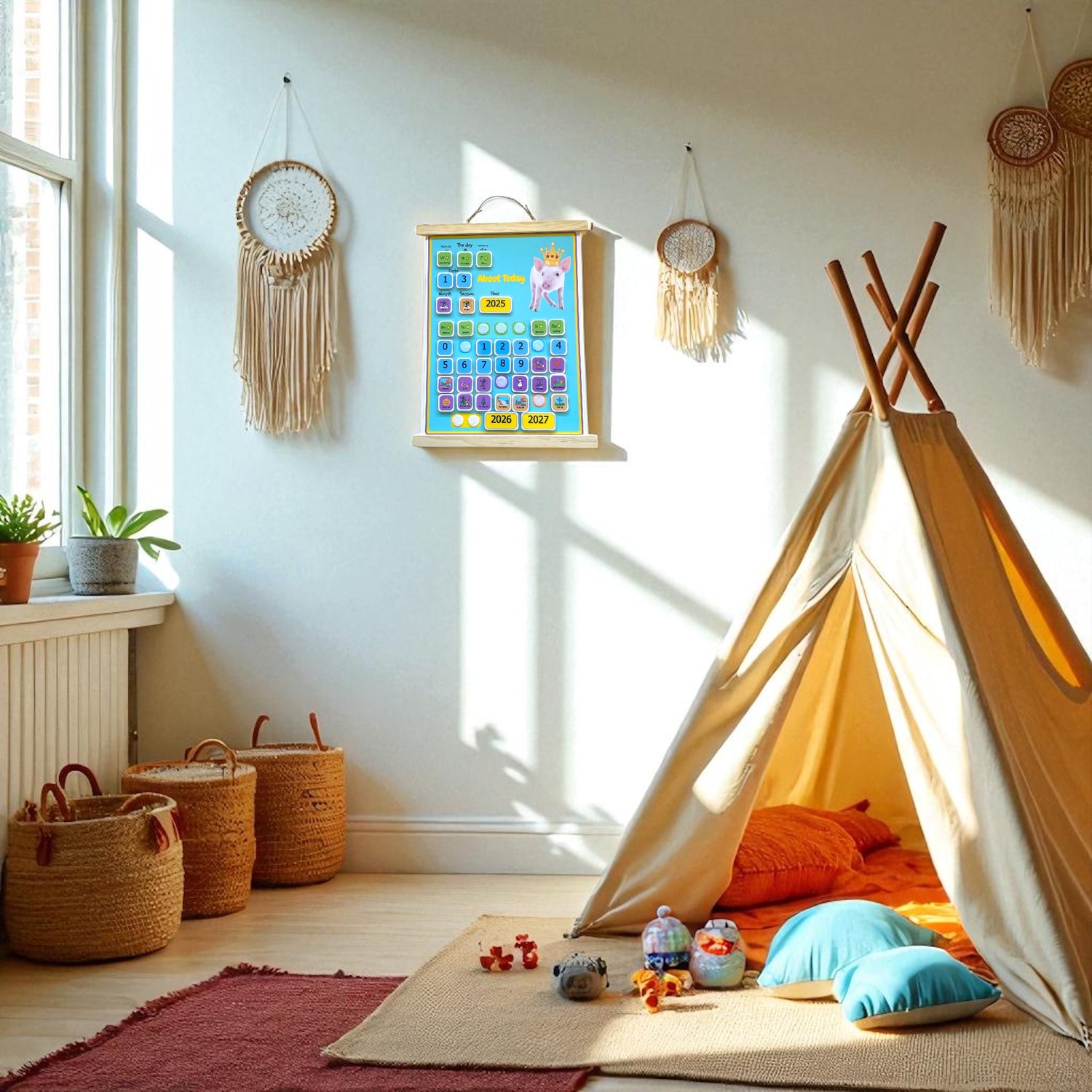 Visual calendar. Autism visual supports. Visual aid. 