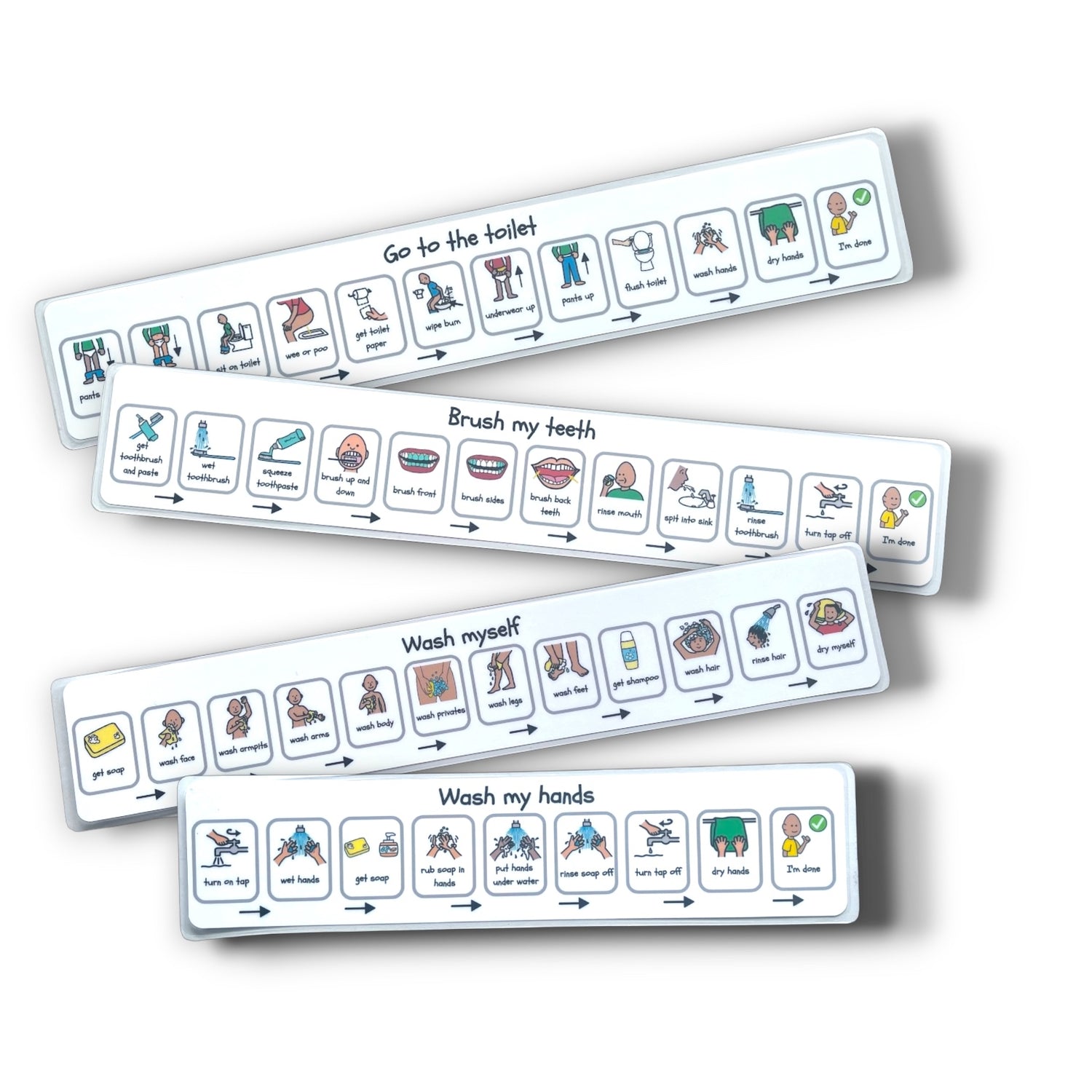 Autism self care visual support. Autism sequencing visual support. Autism visual learning aid. PECS self care visual support