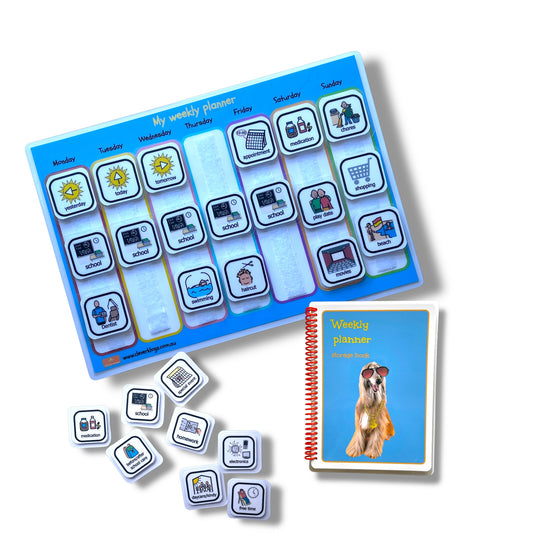Weekly visual schedule for autism, Weekly visual schedule set for Autism, visual timetable for kids, visual schedule for kids, visual planner for autism, visual planner for kids